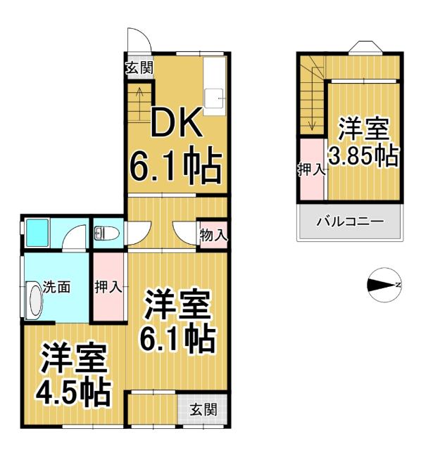 ペディハウス川西寺畑（1） 間取り図画像