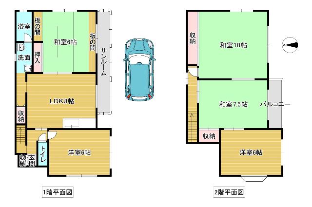  間取り図写真