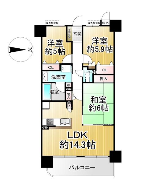  間取り図写真