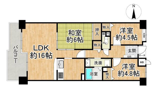  間取り図写真
