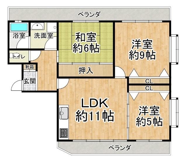  間取り図写真