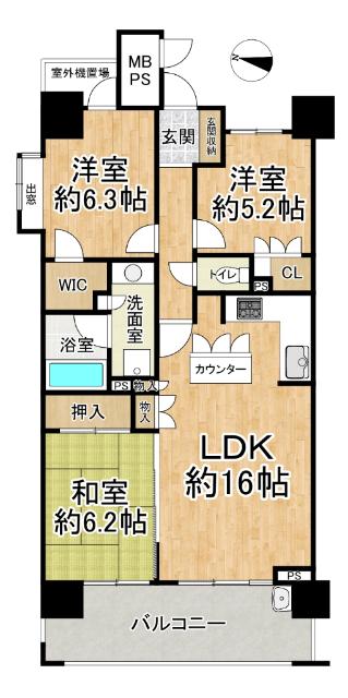  間取り図写真