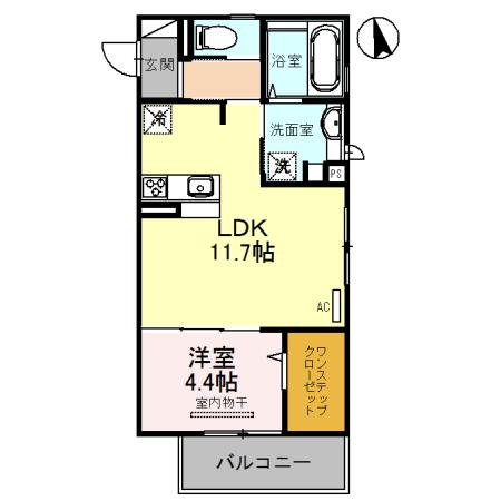 ベルメゾン池田（306） 間取り図画像