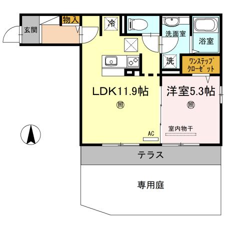 アンブロシア（102） 間取り図画像