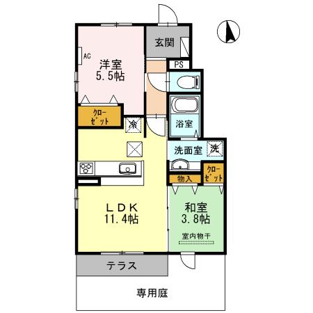  間取り図写真
