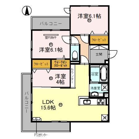 ラフィネ（303） 間取り図画像