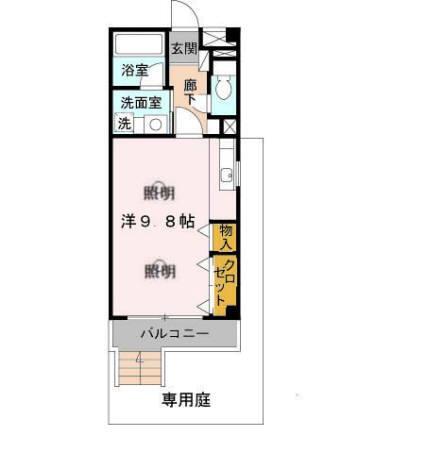 アクアライブラ（105） 間取り図画像