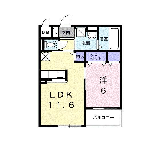 アーバンリオグランデ池田（302） 間取り図画像