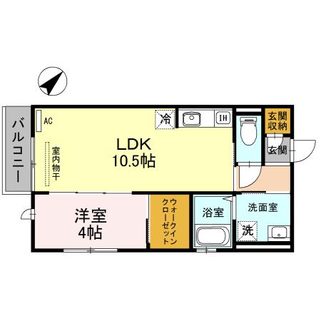 MY ROOM小戸（201） 間取り図画像