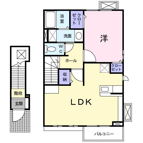 レジデンス佐々木Ⅳ（203） 間取り図画像