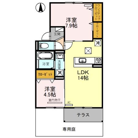 メゾン・ド・ボヌール（103） 間取り図画像