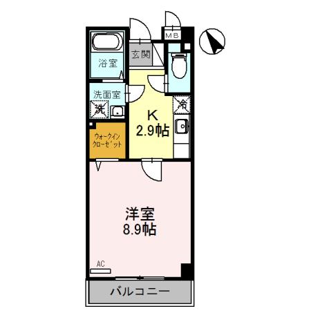 ジョイーレ（203） 間取り図画像