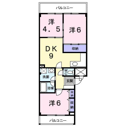 グランドールＵＭ２（306） 間取り図画像