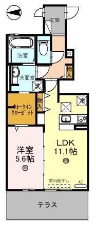 D House south（102） 間取り図画像