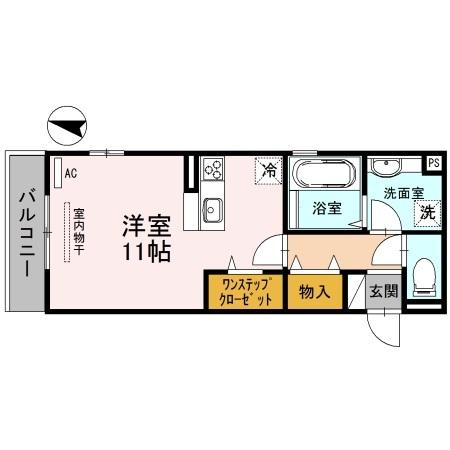 D-room中桜塚（302） 間取り図画像