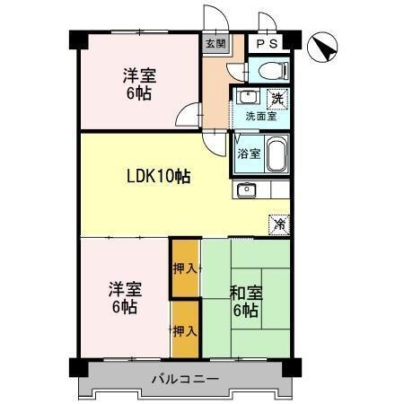 メゾン東豊中（202） 間取り図画像