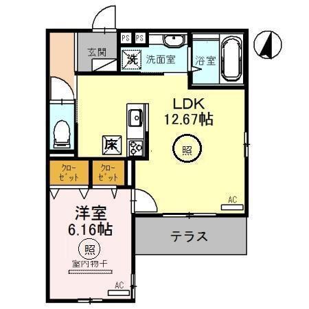 La　Maison（101） 間取り図画像