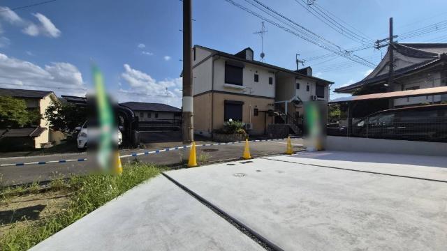 池田市畑４丁目　新築戸建　１号地　並列駐車２台可能！ 駐車場