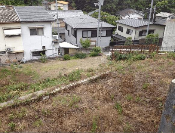 川西市寺畑2丁目　約131坪の建築条件なし土地 土地