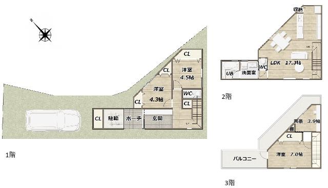 建物プラン例