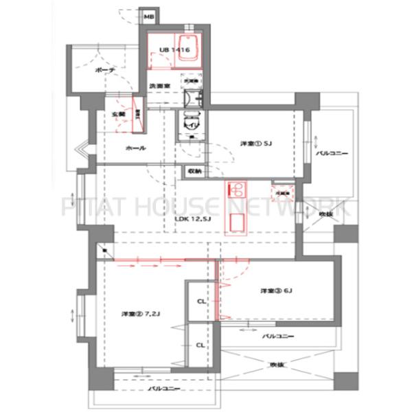 ライオンズマンション雲雀丘花屋敷　2026年6月フルリノベーショ