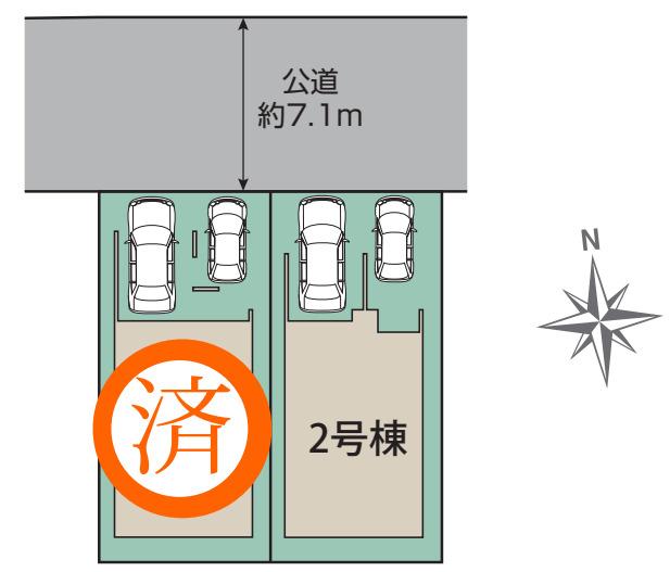 池田市豊島北1丁目　新築戸建　R8年7月上旬完成　全2区画　2号棟 その他