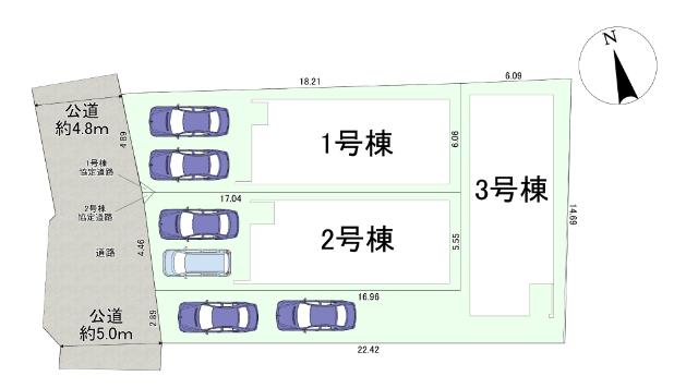 旭丘1丁目　新築戸建　4LDK・広々LDK18.7帖と駐車2台可能 (2号棟 その他