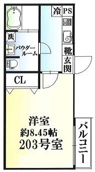 ドゥースレスパス 間取り図画像