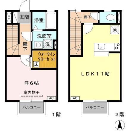 ジュネックス　Ｂ（B103） 間取り図画像
