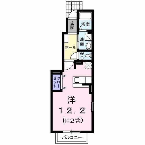 ラ　フォーレ　西砂（101） 間取り図画像