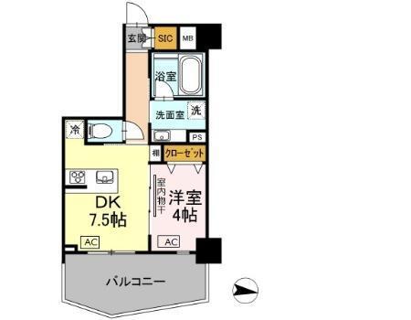 ラ・ベレッツァ　フェリオ（202） 間取り図画像