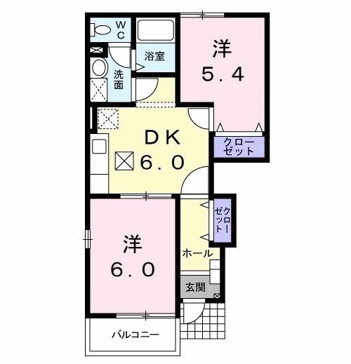 キャメロット（101） 間取り図画像