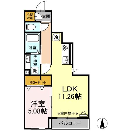 Ｉ’ｓガーデン（206） 間取り図画像