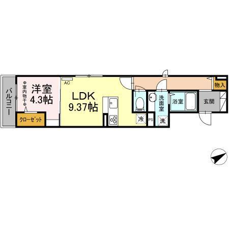 サンク アン 吉祥寺（303） 間取り図画像