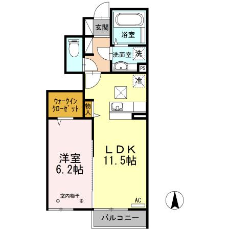グランメール（101） 間取り図画像