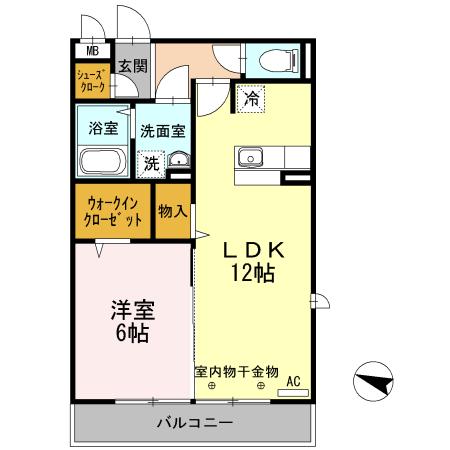 ホワイト ヴィラ（303） 間取り図画像