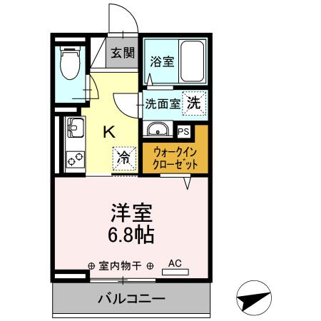 プレシャス富士見（302） 間取り図画像