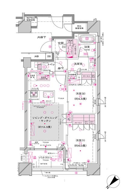  間取り図写真