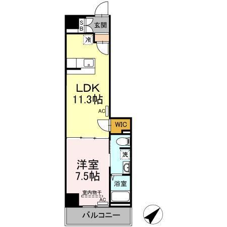 Hill Flat Osaki（111） 間取り図画像