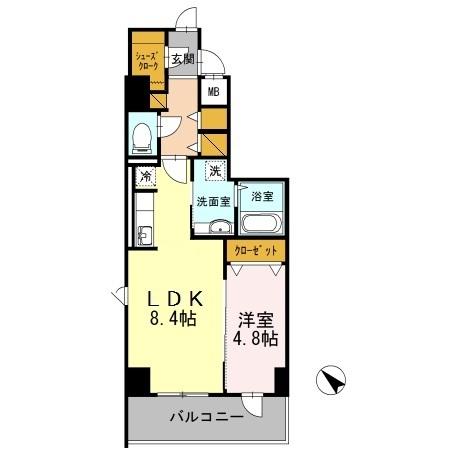 YamazakiSekiyuBLD（401） 間取り図画像