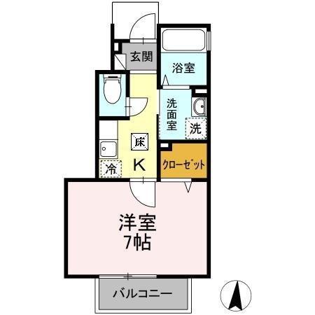 ガーデンヒル（101） 間取り図画像
