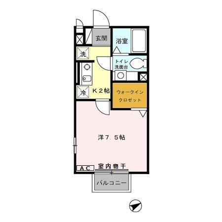 光ハイム（205） 間取り図画像