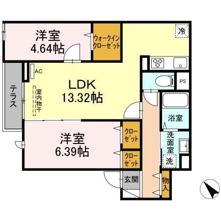 セレスティア西台B（103） 間取り図画像
