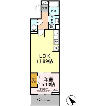 セレスティア西台B（302） 間取り図画像