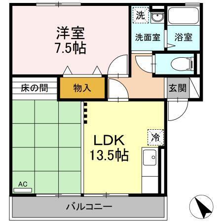 エスペランサ（101） 間取り図画像