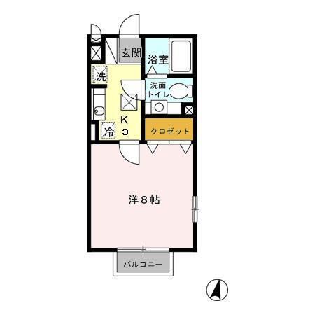 リベルテ豊田（101） 間取り図画像