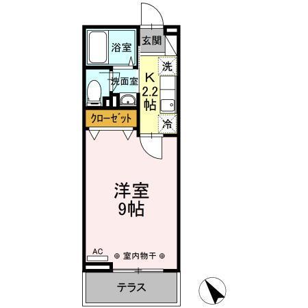 レジデンス甲州街道　Ⅰ（105） 間取り図画像