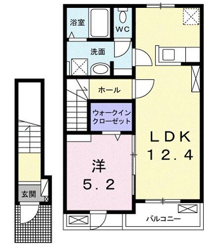 ボヌール（204） 間取り図画像