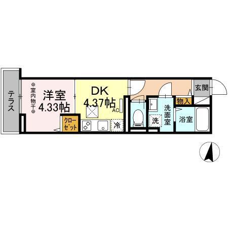 セレスティア白鷺（106） 間取り図画像