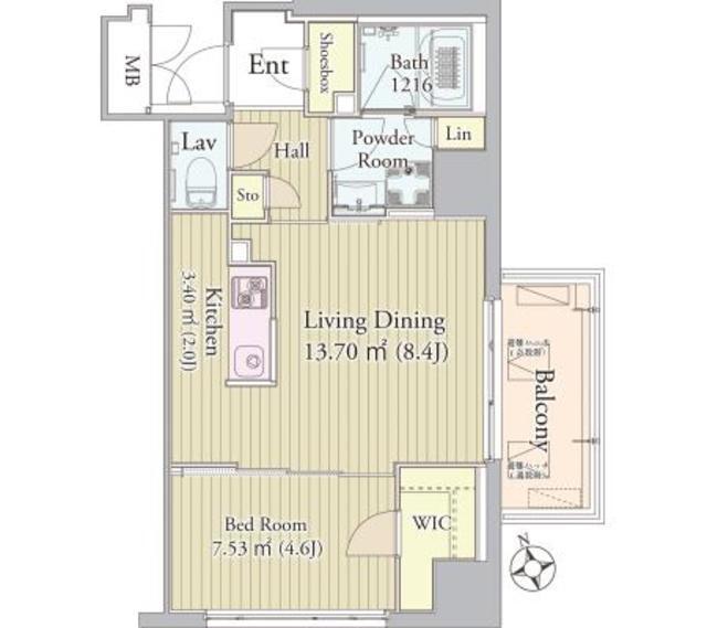 グロリアス西荻窪（305） 間取り図画像